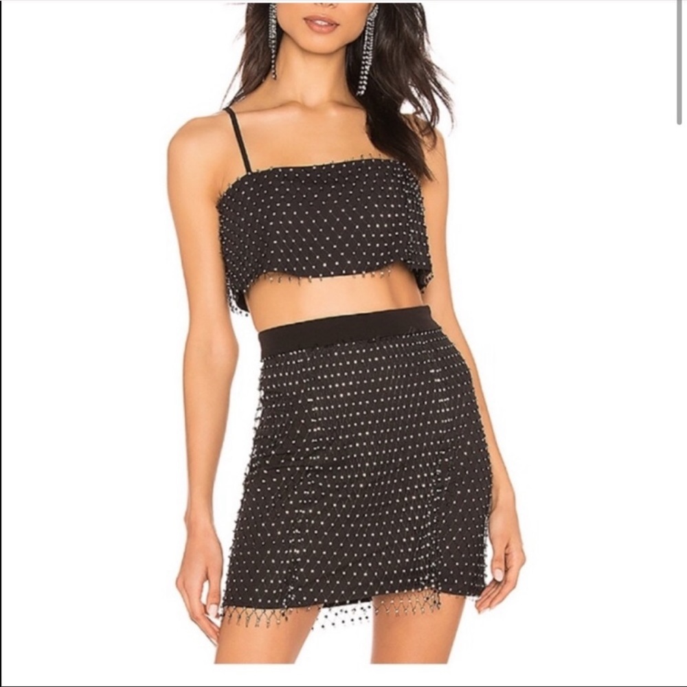 NBD Beverly Crop Top + Mini Skirt - Set